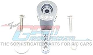 GPM For Traxxas TRX-4 Defender/Tactical Unit/Ford Upgrade Parts Aluminum 25T Servo Horn With Built-In Spring (4 Positioning Holes) - 1Pc Set Gray Silver