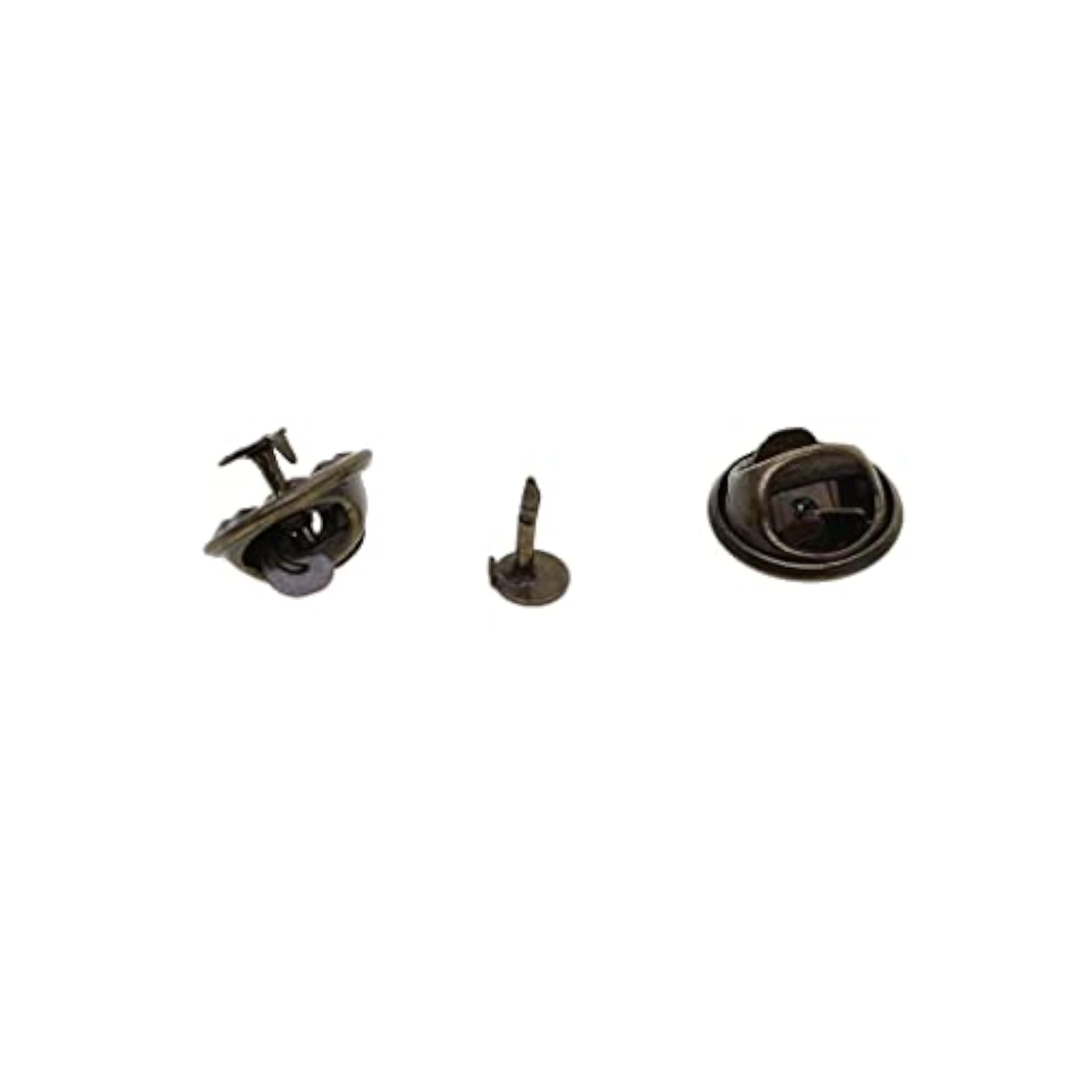 Metal Tie Back Lapel Pins, 2x50 Sets