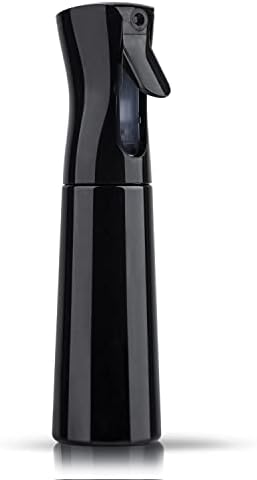 TANSHINE Water Spray Bottle for Hair Plant Fine Mister Continuous Spray Bottle for Curly Hair Styling, Cleaning, Misting & Skin Care 10oz/300ml (Blue Pink)