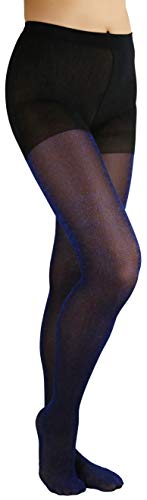 Image of ToBeInStyle Women's Shine & Shimmer Pantyhose Opaque Lurex Tights