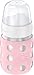 Lifefactory 8-Ounce Stainless-Steel Vacuum-Insulated Wide-Neck Baby Bottle with Hard Sippy, Desert Rose (LS2221WDR4)