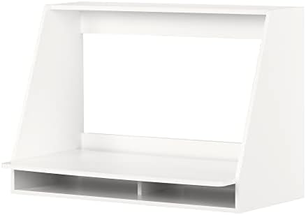 South Shore Hourra Floating, Small Desk, Pure White