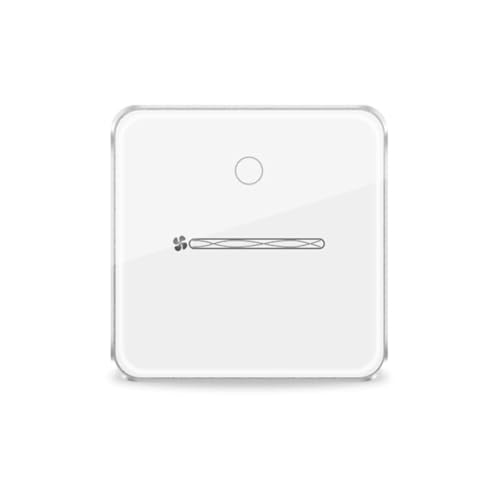 Interruptor inteligente Zigbee luz y ventilador de velocidad regulable por deslizador