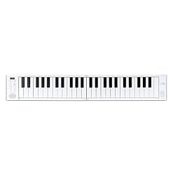 Blackstar FP-49 Touch 49 Touches Touch Sensitive Blanc Portable Pliable Piano numérique par Blackstar Contrôleur MIDI USB avec batterie rechargeable - Les Beatles, Paul McCartney, John Lennon, RIngo Starr, George Harrison