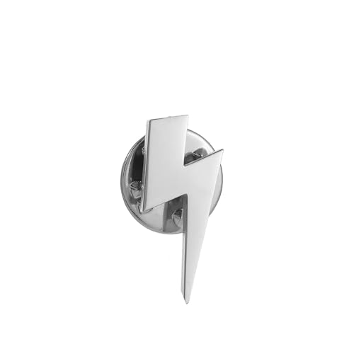Image of Snatainless Steel Lightning Mark Brooch and Pin