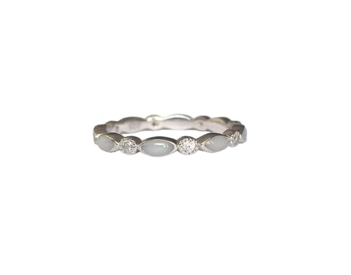 Bijoux Lait Maternel MarkyBaby Bague d'Éternité Haut de Gamme Taille 8