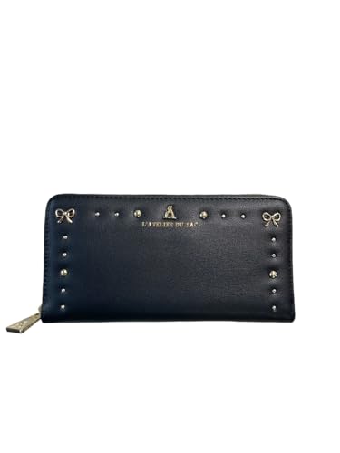 L'Atelier du sac élégant compagnon zippé en synthétique haut de gamme