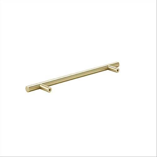 Image of Amerock Bar Pulls 7 in (178 mm) Center-to-Center Golden Champagne Cabinet Pull - (10 Pack) | 7 inch (178mm) Center-to-Center Mounting Distance and 9-3 /8 inches Overall Length, Durable Carbon Steel Cabinet Hardware