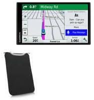 BoxWave Case for Garmin DriveSmart 61 LMT-S (Case by BoxWave) - SlipSuit, Soft Slim Neoprene Pouch Protective Case Cover for Garmin DriveSmart 61 LMT-S - Jet Black