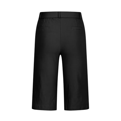 Bermuda Shorts for Women High Waisted Stretch Chino Shorts Summer Vacation Hiking Outfits with Pockets4