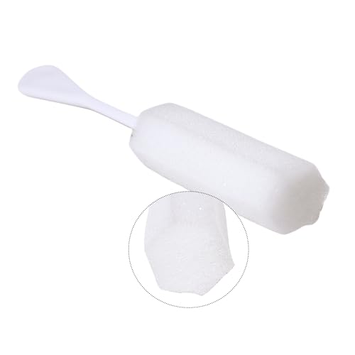Image of Drip Stick Absorbing Sponge for Women - 10 Pack Swizzle Sticks for Post Intimacy Cleanup - Ultra-Absorbent Drip Stick for Females - Soft, Long Handle, Easy to Use - Feminine Care and Period Hygiene