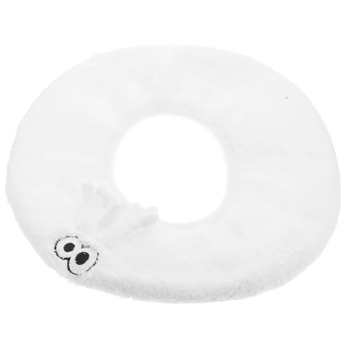 Cabilock Warm Cozy Thick Toilet Seat Pad Washable Bathroom Toilet Cushion Plush Seat Cover Home Toilet Pad Handle Easy-Clean Comfortable Decorative