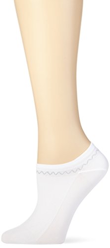 Preisvergleich Produktbild Nur Die Damen Feines Schuhsöckchen Füßlinge, Weiß (weiß 30), 39 / 42