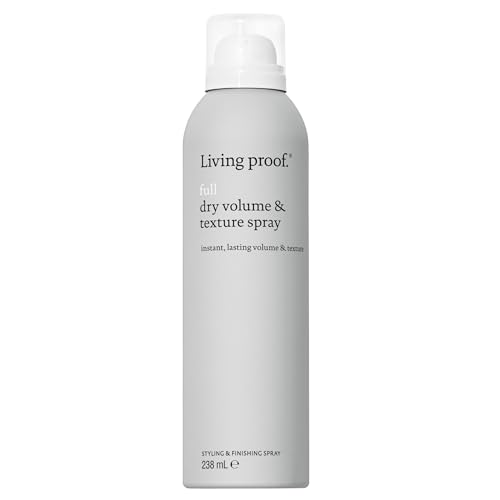 Living Proof Full Dry Spray para Volumen y Textura | Spray texturizante para cabello fino y delgado que aporta volumen y densidad | Protección térmica y un aspecto natural | 238 ml