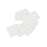 PATIKIL 30Stk Aluminiumoxid Keramik Blatt Kühlkissen Isolierblatt 4mm Loch Hohe Hartness für MOS Transistor 28x22x1mm(1.1x0.87x0.04)