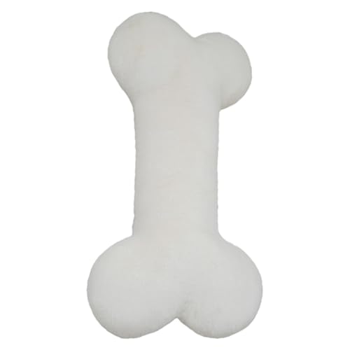 Knochen-Dekokissen aus Plüsch – Knochenplüsch-Überwurfkissen, weiches langes Dekokissen für Wohnzimmer, Schlafzimmer