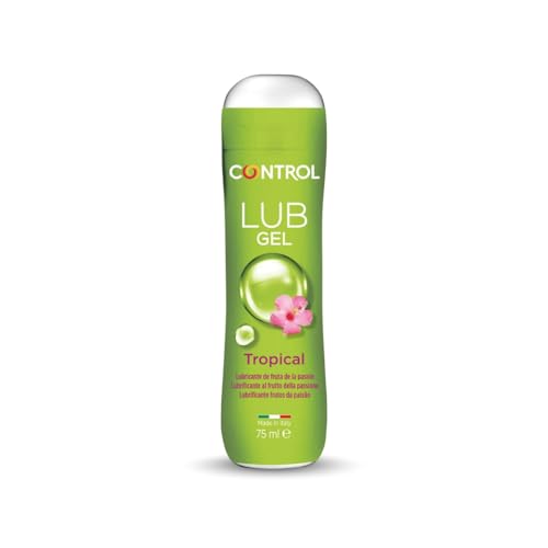 Disfruta de una lubricación natural y placentera con aroma a frutas tropicales. Su fórmula a base de agua es suave y perfecta para la sequedad. Ideal para el uso íntimo y seguro. Descubre el placer de la fruta con Control Tropical.