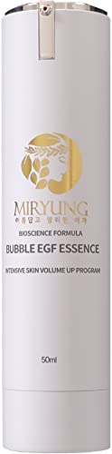 Miryung Bubble EGF Essence 1.69oz (50ml) - Korean Skin Care Moisturizer and Revitalizer, Brightens, Lifts and Firms All Skin Types - Natural All In One Facial Care - Premium Quality Anti-Aging Results