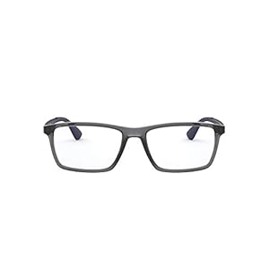 Ray-Ban 0rx 7056 5814 55 Lunettes de Soleil, Gris (Transparente Grey), Homme