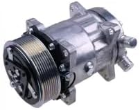 SD7H15 A/C Compressor 82016158 Compatible with Ford New Holland Tractors 8160 8340 8360 8560 TM115 TM120 TM125 TM130 TV140 TV145