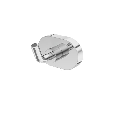 Image of LAPO Bathroom Robe Hook for Towel and Cloth Hanging, Premium Wall Mounted Hanger for Home and Wash Area Use, Long Lasting Shine, 25 Years Warranty (Chrome Finish, Pack of 1) - KIK