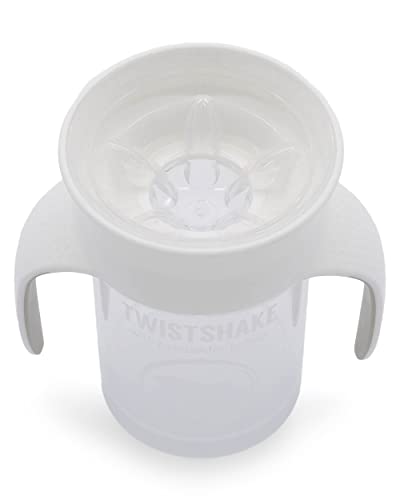 Twistshake 360 Cup, White, Single Pack - Image 3