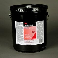 3M (10) Neoprene Contact Adhesive 10 Light Yellow, 5 gal Pail Pour Spout [You are Purchasing The Min Order Quantity which is 5 Gallons]