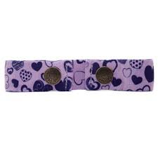 Dapper Snapper Baby & Toddler Adjustable Cinch Belts ~ Many Colors (Lavender Hearts)