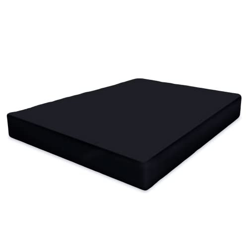 Rohi 16"/40cm Extra Deep Fitted Sheets Single, Soft & Breathable, Anti-Allergy Black Fitted Sheet - Image 2