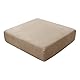 BXFUL Sofa-Sitzkissenbezüge, Sofakissen-Bezüge Stretch-Samt, Couchkissen-Bezüge Ersatz für individuelle Kissen mit elastischem Stoff (Großer 1-Sitzer,Sand)