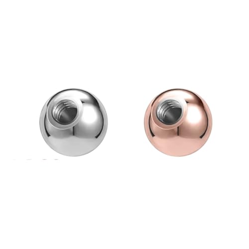 FIWOAANSIN New 2026 Stainless Ball High Polish Piercing Screw Replacement Balls Beads For Cartilage Tragus Accessories 14/16/18G Jewelry Gift Fashion Trendy Creative