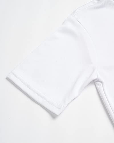 U.s. Polo Assn. Boys' School Uniform Shirt - 2 Pack Performance Polo (Size: 4-16), Size 8, White #TOP2