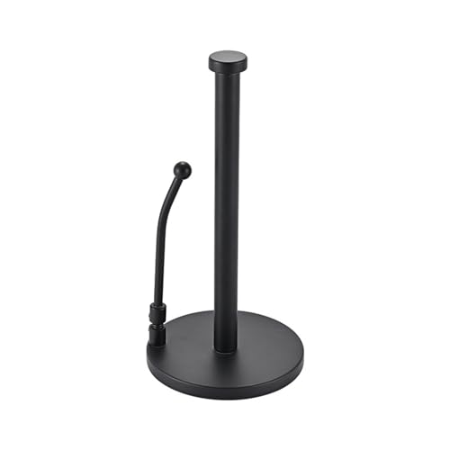 Portarrollos de cocina portátil con base estable para mesa y baño 2