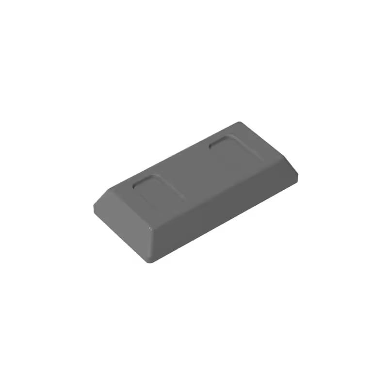 XYEIUGO GDS-1499 96910 Ornaments Tile Special 1x2, Dark Bluish Gray, 50 PCS — image 1