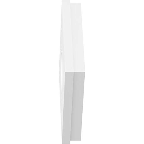 Image of Ekena Millwork CMP10X6DD2-02000 Diamond Architectural Grade PVC Contemporary, Two Piece Urethane Ceiling Medallions 10 inchW x 6 5 /8 inchH x 2 inchID x 3 1 /2 inchC x 1 inchP