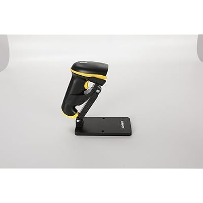 ماسح الباركود KMiKE قارئ ماسح الباركود USB المحمول السلكي لأجهزة الكمبيوتر والدفع عبر الهاتف المحمول والمتاجر الصغيرة والسوبر ماركت والمستودعات