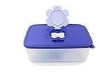 Tupperware Kinder Feuchttücherbox hoch blau hellblau Baby Kinder Feuchttücher Box