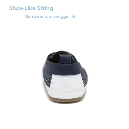 Robeez First Kicks Baby Boy And Unisex Shoes And Sandals For Infant/Toddlers - Skipper Navy - 12-18 Months #TOP4