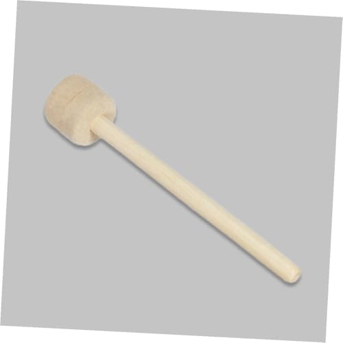 Baquetas de percusión de madera y fieltro HANABASS 2 piezas miniatura 5