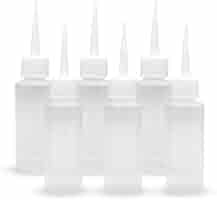 Hemobllo Applikatorflaschen 4-tlg. - Schwammkopf Für Flüssigkeiten 100ml