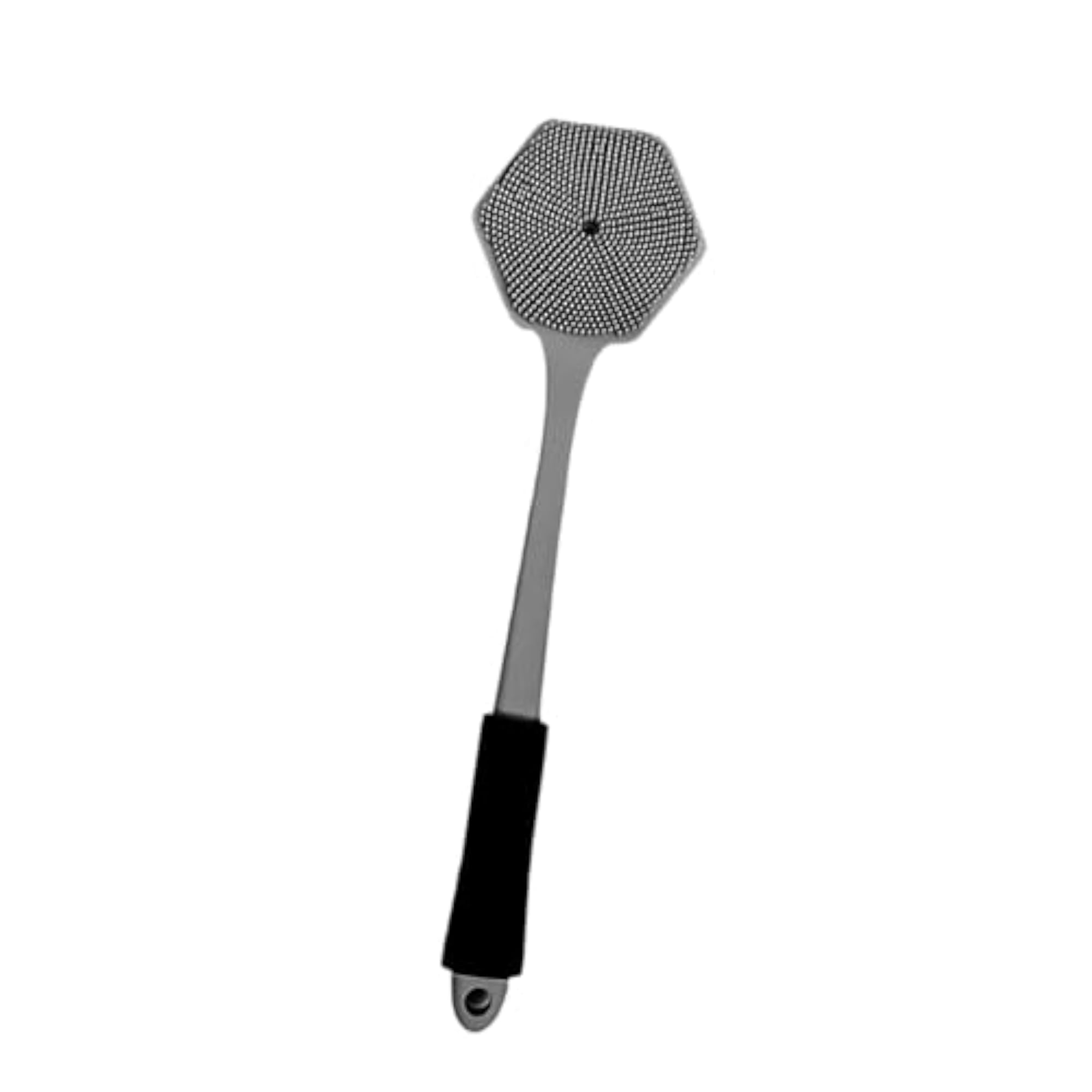 Silicone Back Scrubber for Shower with Non-Slip Handle