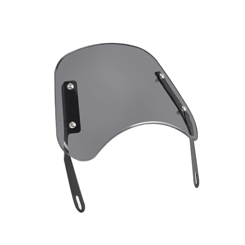 Déflecteurs pare-brise moto universel 5-7 pouces avec phare pour custom et roadster