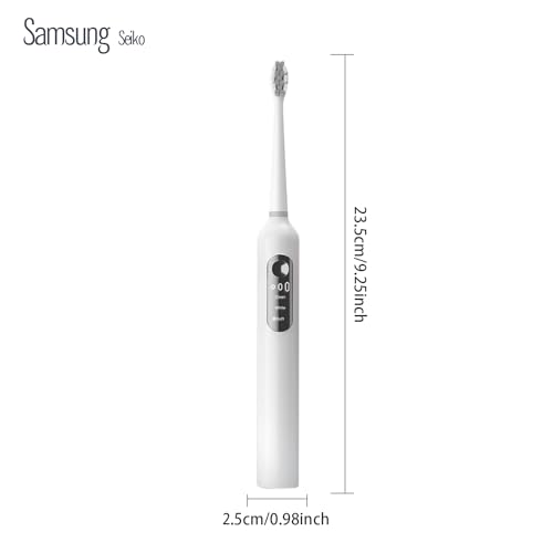 Sonic Rechargeable Electric Toothbrush with Smart Timer