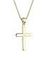 Elli Collier Femme Croix Pendentif Classique en Argent Sterling 925 #3