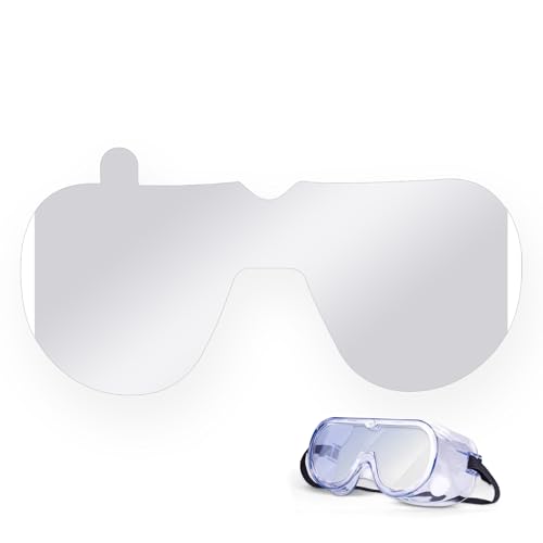 Angksorm Clear Safety Goggles Shield, 20PCS Peel Off Goggles Lens Cover Transparent Protective Film...