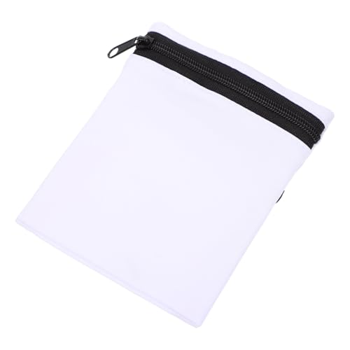 Housoutil Wrist Phone Bag White Armband Bag Sports Milk Silk