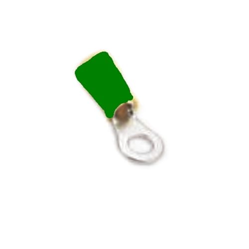 Terminal preaislado redondo RV5.5-6 verde de 0,8 mm para cables, pack de 250 piezas