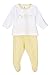 CALAMARO 17691 - Ensemble pour animaux à manches longues pour bébé-enfants Couleur : jaune Taille 0 m