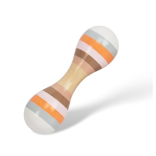 Baby Maracas Hand Percussion Rattles, Wooden Rumba Shaker Musical Instrument for Kids Toddlers