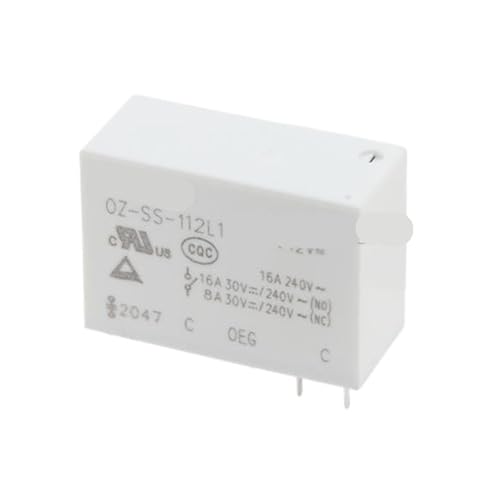 Relais 12 V CC 16 A 8 broches OZ-SS-112L1 pour circuit imprimé